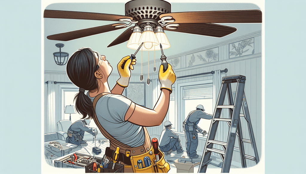 How To Install A Ceiling Fan With Lights