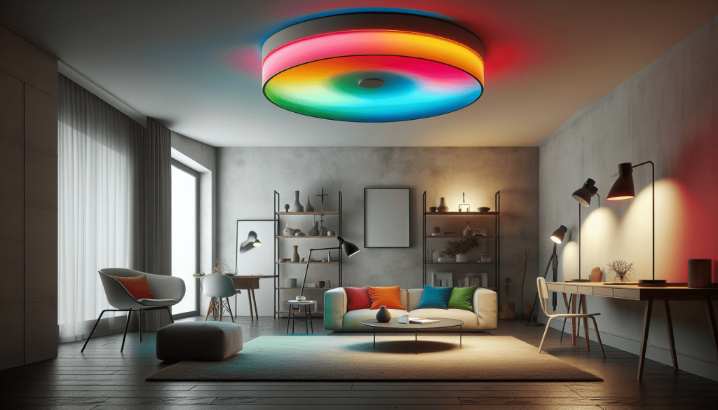 Top Ways To Add A Pop Of Color With Colored Ceiling Lights